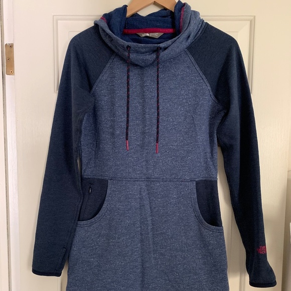 north face tunic sweatshirt